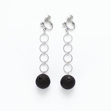 Load image into Gallery viewer, ALL BLACK EARRING 1662