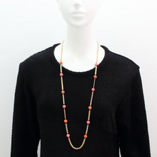 Load image into Gallery viewer, MORNING GLOW LONG NECKLACE 1907