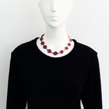 Load image into Gallery viewer, RED AND LEOPARD NECKLACE 1663
